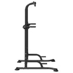 vidaXL Power Turm Dip Station Schwarz 102 x 95 x 210 cm