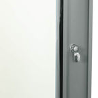 vidaXL Netzwerkschrank mit Speicher Grau 60 x 45 x 28 cm Stahl