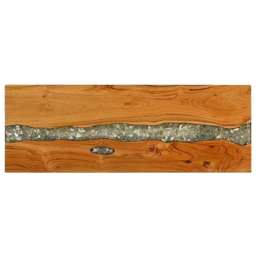 vidaXL Konsolentisch Braun 100 x 35 x 75 cm Massivholz Teak