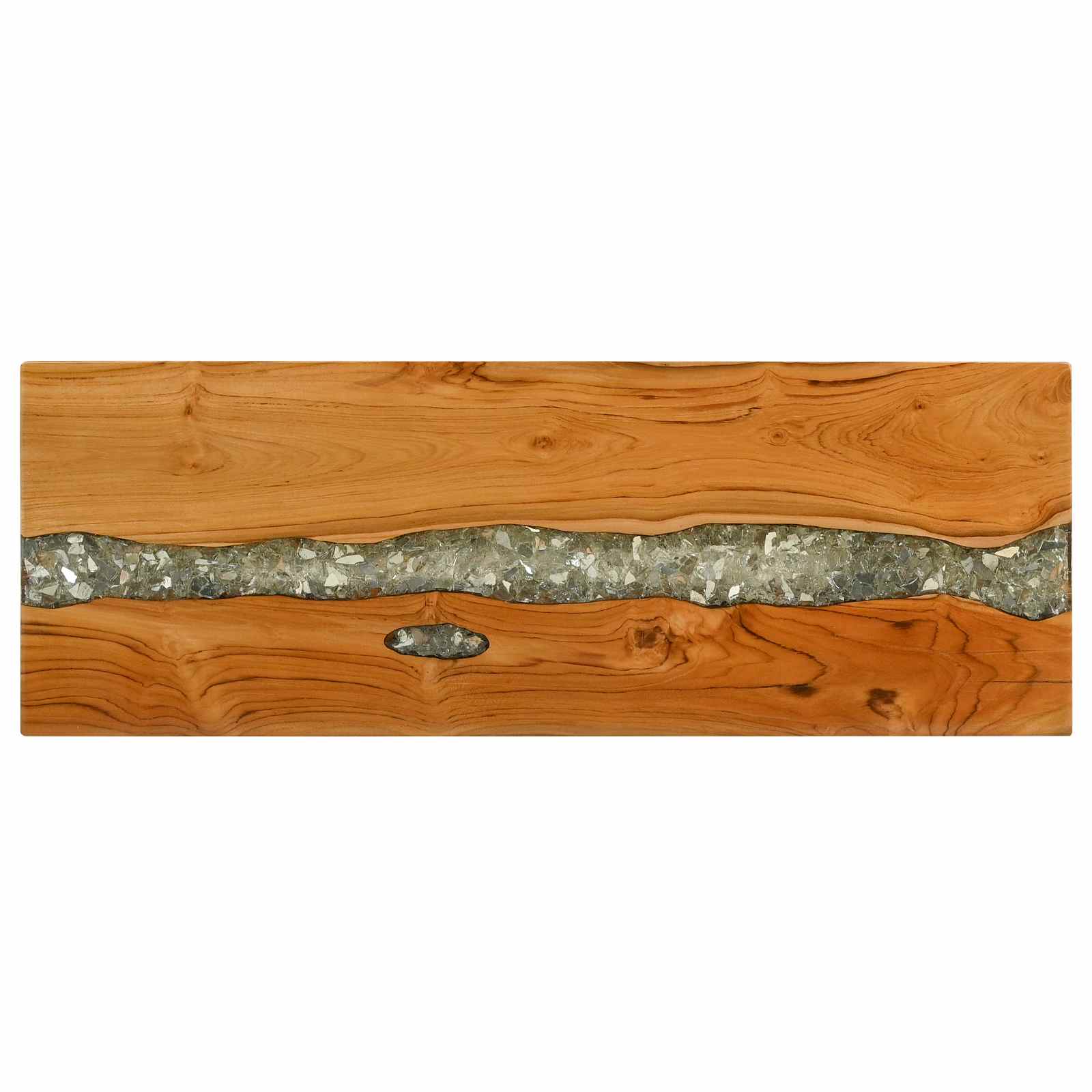 vidaXL Konsolentisch Braun 100 x 35 x 75 cm Massivholz Teak