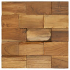 vidaXL Aufbewahrungshocker Braun 40 x 40 x 45 cm Massivholz Teak