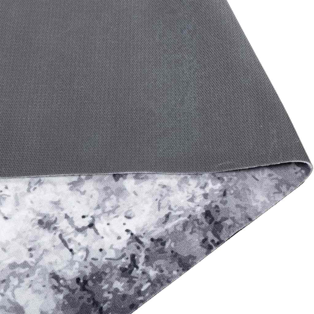 vidaXL Küchen Teppich Grau 180 x 60 cm Samt