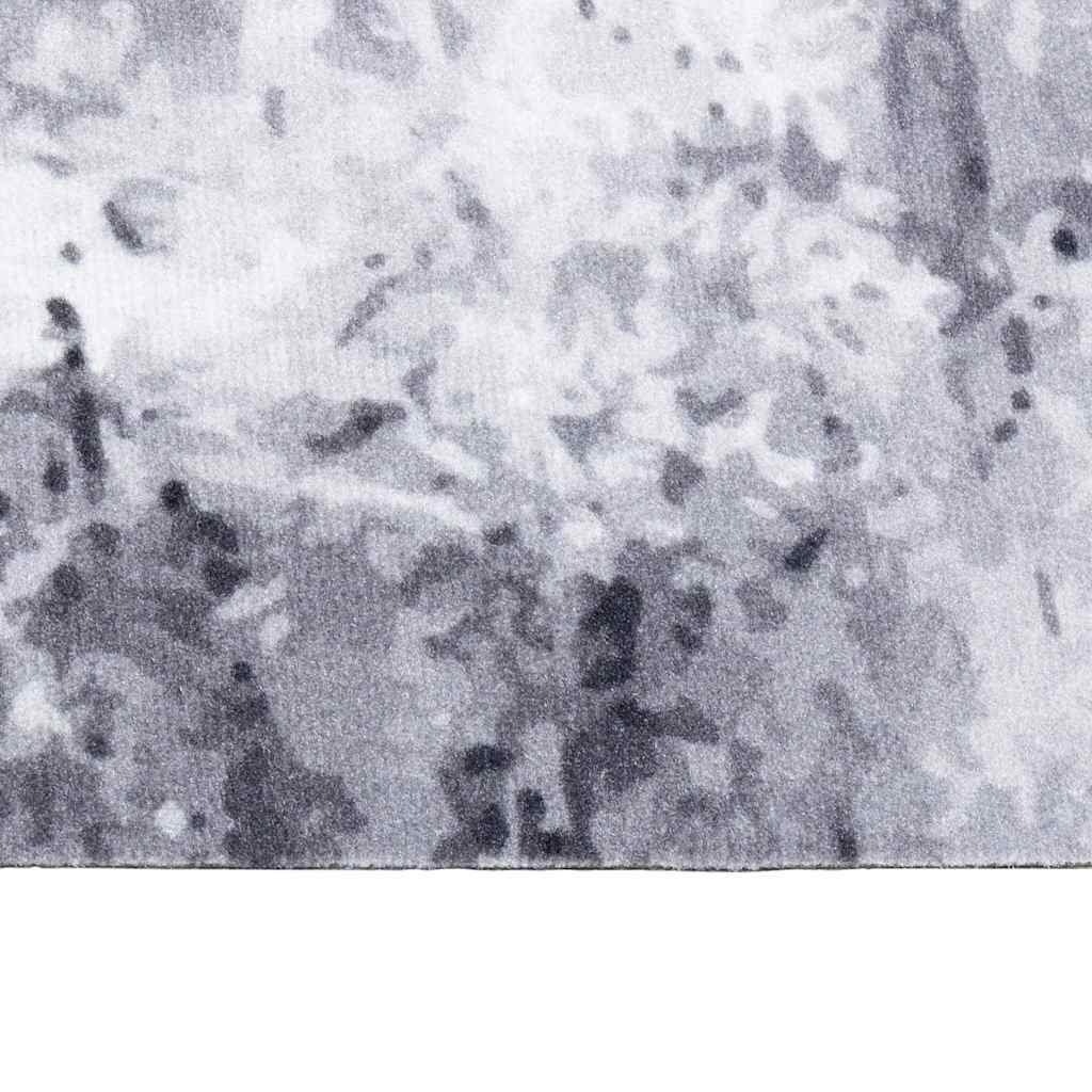 vidaXL Küchen Teppich Grau 180 x 60 cm Samt