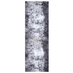 vidaXL Küchen Teppich Grau 180 x 60 cm Samt