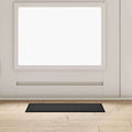 vidaXL Fußmatte Anthrazit 60 x 40 x 1,2 cm Teddystoff