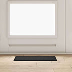 vidaXL Fußmatte Anthrazit 60 x 40 x 1,2 cm Teddystoff