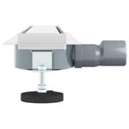 vidaXL Duschablauf 2-in-1 mit 360° Siphon Silber 60 cm Edelstahl 304