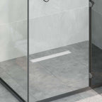 vidaXL Duschablauf 2-in-1 mit 360° Siphon Silber 54 x 11 x 9,5 cm