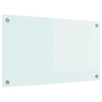 vidaXL Küchenrückwand Milch 70 x 40 cm Gehärtetes Glas