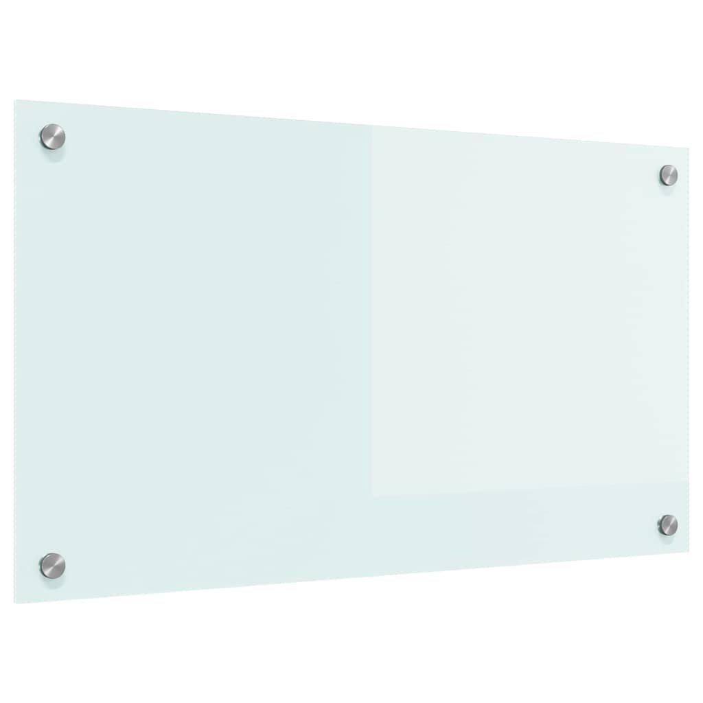 vidaXL Küchenrückwand Milch 70 x 40 cm Gehärtetes Glas