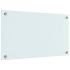 vidaXL Küchenrückwand Milch 70 x 40 cm Gehärtetes Glas