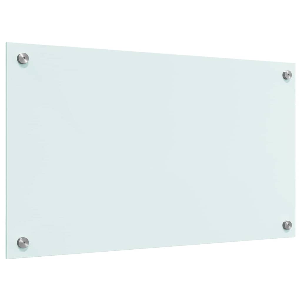 vidaXL Küchenrückwand Milch 70 x 40 cm Gehärtetes Glas