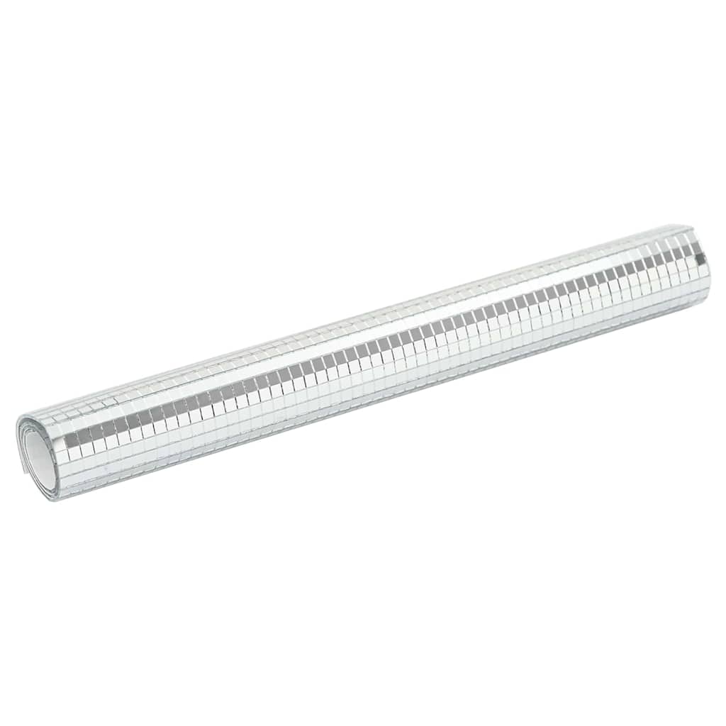 vidaXL Spiegel-Mosaikfliese Geometrisch 3 pcs Silber 30 x 30 cm Glas
