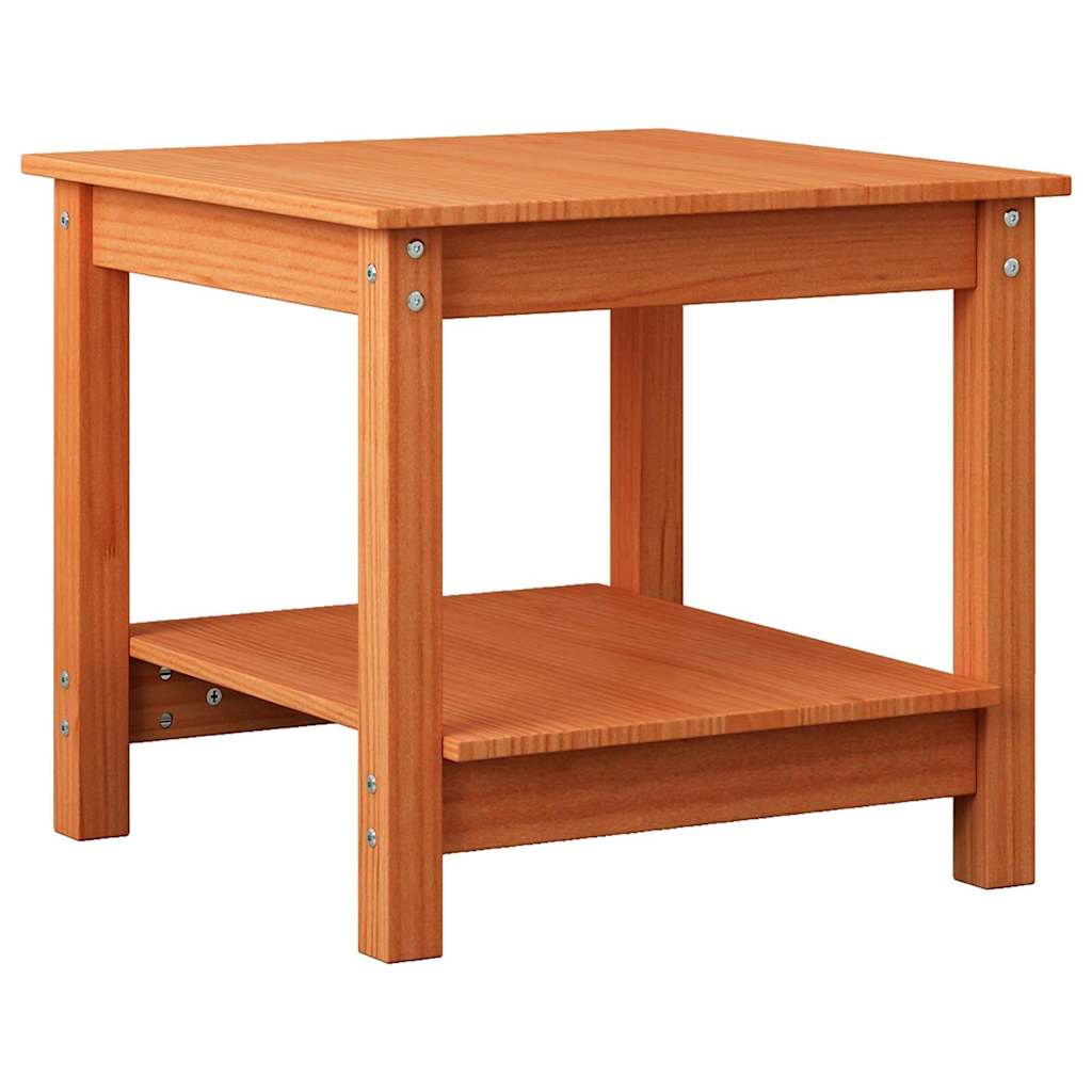vidaXL Couchtisch Wachsbraun 50 x 50 x 45 cm Massivholz Kiefer