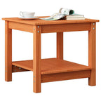 vidaXL Couchtisch Wachsbraun 50 x 50 x 45 cm Massivholz Kiefer