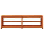 vidaXL Schuhbank mit Regal mit Speicher Wachsbraun 160 x 36,5 x 50 cm
