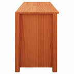 vidaXL Schuhbank mit Regal mit Speicher Wachsbraun 160 x 36,5 x 50 cm