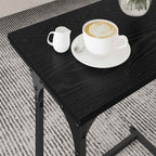 vidaXL Nesting Couchtisch 3 pcs Schwarz Eichen-Optik Holzwerkstoff