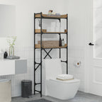 vidaXL Waschmaschinenregal mit Regal Artisan-Eiche 67 x 25 x 163 cm