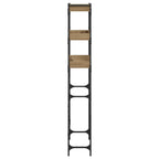 vidaXL Waschmaschinenregal mit Regal Artisan-Eiche 67 x 25 x 163 cm