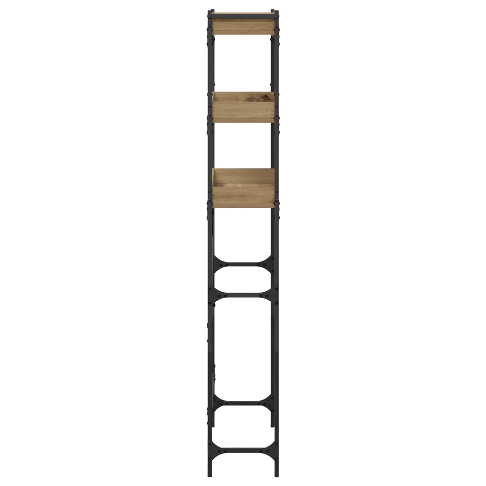 vidaXL Waschmaschinenregal mit Regal Artisan-Eiche 67 x 25 x 163 cm