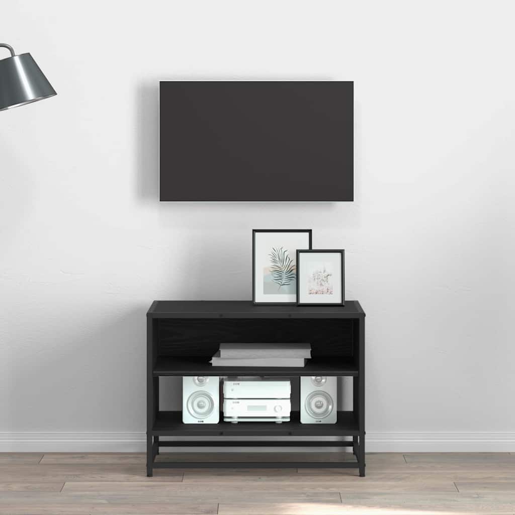 vidaXL TV-Einheiten Schwarz Eichen-Optik 61 x 40 x 46 cm Holzwerkstoff