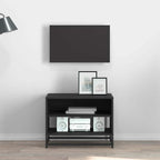 vidaXL TV-Einheiten Schwarz Eichen-Optik 61 x 40 x 46 cm Holzwerkstoff