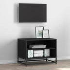 vidaXL TV-Einheiten Schwarz Eichen-Optik 61 x 40 x 46 cm Holzwerkstoff