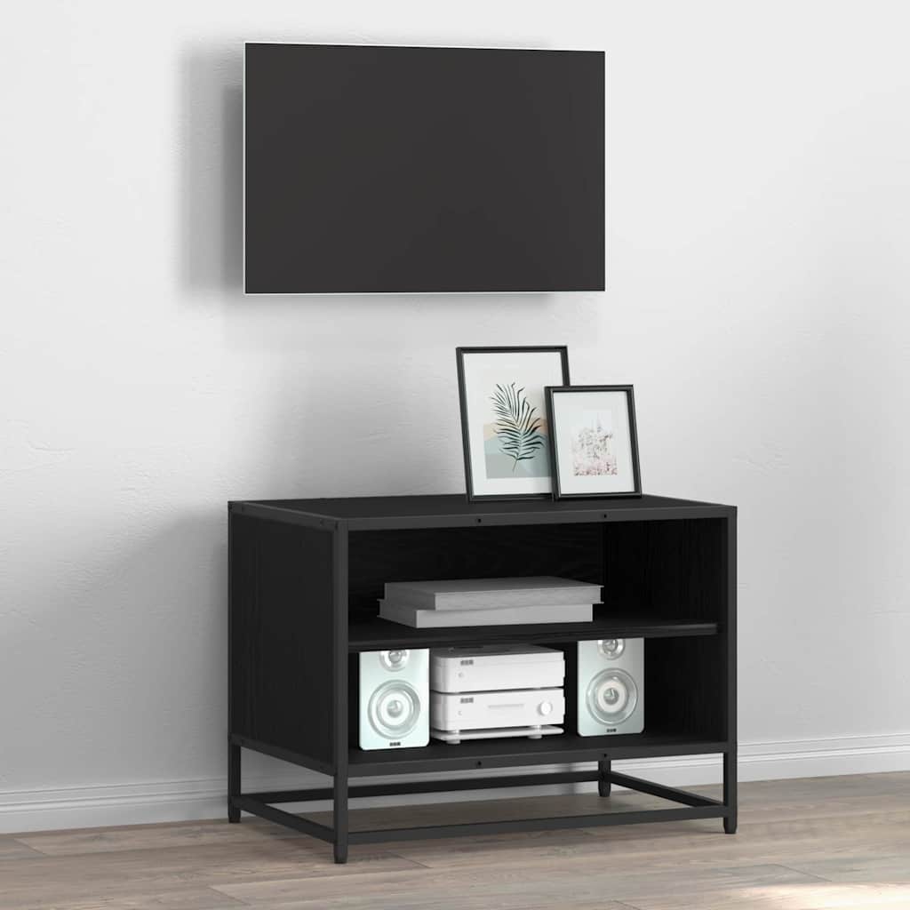 vidaXL TV-Einheiten Schwarz Eichen-Optik 61 x 40 x 46 cm Holzwerkstoff