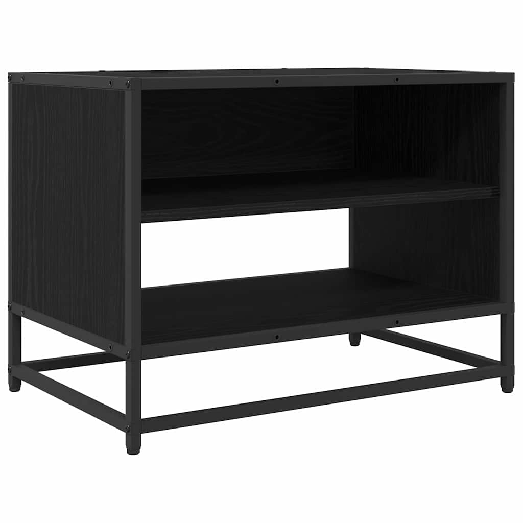 vidaXL TV-Einheiten Schwarz Eichen-Optik 61 x 40 x 46 cm Holzwerkstoff