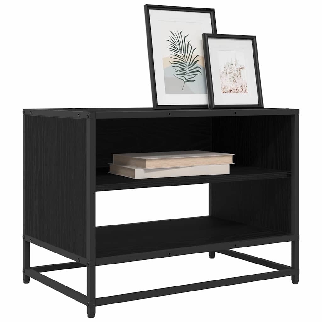 vidaXL TV-Einheiten Schwarz Eichen-Optik 61 x 40 x 46 cm Holzwerkstoff