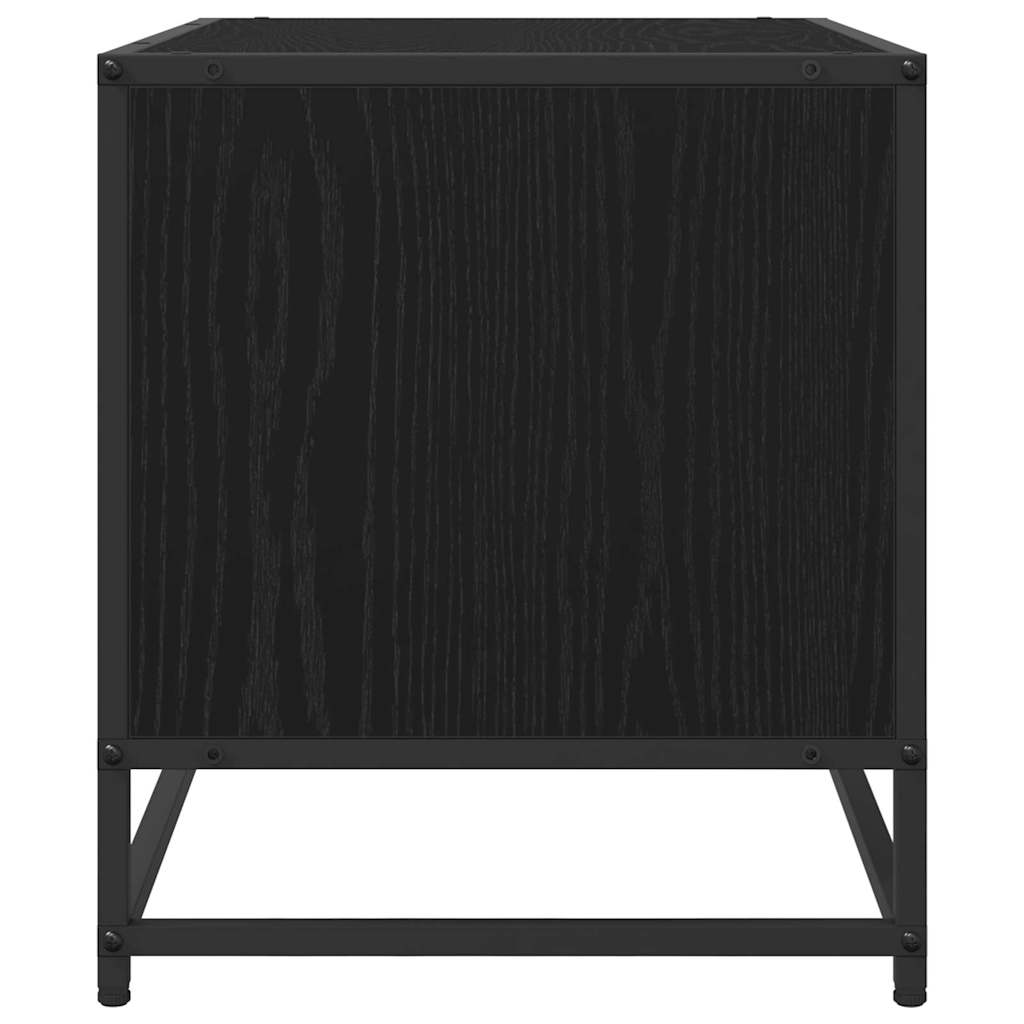 vidaXL TV-Einheiten Schwarz Eichen-Optik 61 x 40 x 46 cm Holzwerkstoff