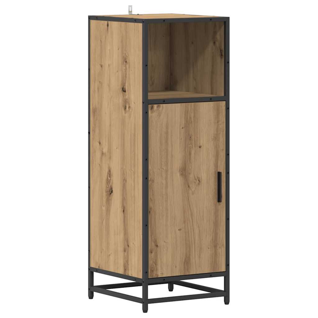 vidaXL Badezimmermöbel-Set mit Regal Artisan-Eiche 35 x 37,5 x 100 cm