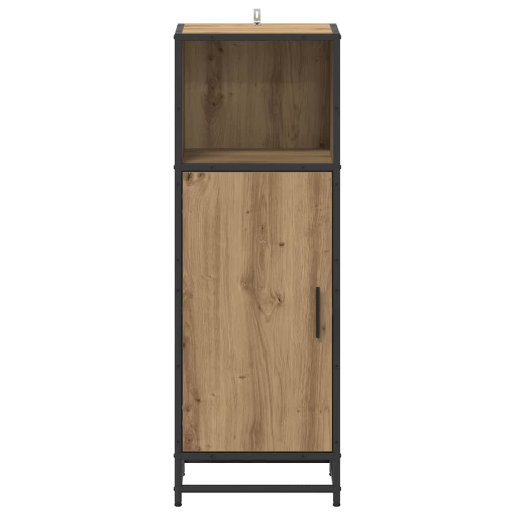 vidaXL Badezimmermöbel-Set mit Regal Artisan-Eiche 35 x 37,5 x 100 cm