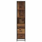 vidaXL Badezimmermöbel-Set Altholz 35 x 37,5 x 166 cm Holzwerkstoff