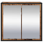 vidaXL Wandregal mit Regal Wandmontiert Altholz 65 x 20 x 60 cm