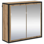 vidaXL Wandregal mit Regal Wandmontiert Artisan-Eiche 65 x 20 x 60 cm