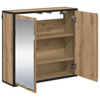 vidaXL Wandregal mit Regal Wandmontiert Artisan-Eiche 65 x 20 x 60 cm