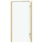 vidaXL Bad-Duschschirm Gold 120 x 68 x 130 cm