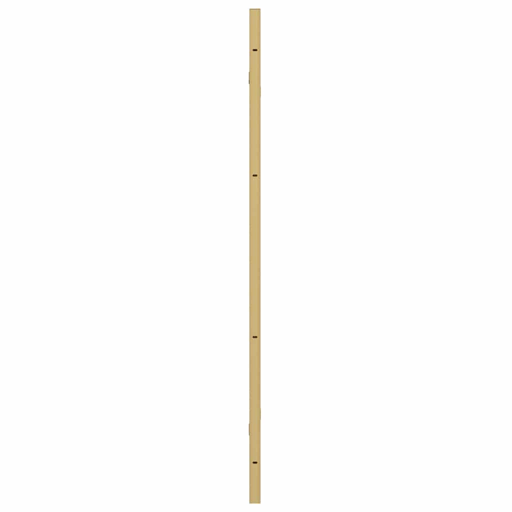 vidaXL Faltbare Duschtrennwand Gold 130 x 138 cm