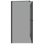 vidaXL Bi-Falt Duschumhausung Dunkel transparent 120 x 67 x 129 cm