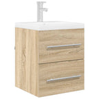 vidaXL Waschbeckenunterschrank Sonoma-Eiche 38,5 x 41 x 48 cm