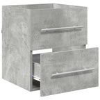 vidaXL Waschbeckenunterschrank Beton Grau 38,5 x 41 x 48 cm