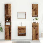 vidaXL Waschbeckenunterschrank Altholz 38,5 x 41 x 48 cm Holzwerkstoff