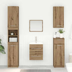 vidaXL Waschbeckenunterschrank Artisan-Eiche 38,5 x 41 x 48 cm