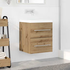 vidaXL Waschbeckenunterschrank Artisan-Eiche 38,5 x 41 x 48 cm