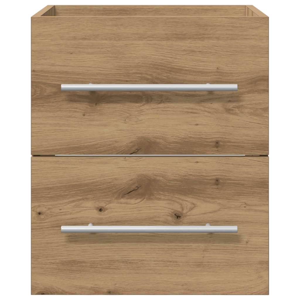vidaXL Waschbeckenunterschrank Artisan-Eiche 38,5 x 41 x 48 cm