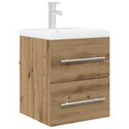 vidaXL Waschbeckenunterschrank Artisan-Eiche 38,5 x 41 x 48 cm