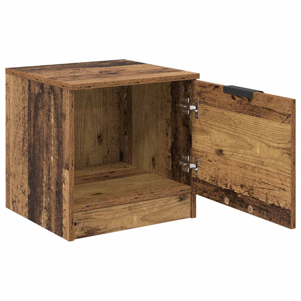 vidaXL Bettschrank 2 pcs Altholz 40 x 39 x 40 cm Holzwerkstoff