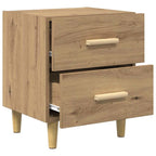 vidaXL Bettschrank Artisan-Eiche 40 x 35 x 47,5 cm Holzwerkstoff